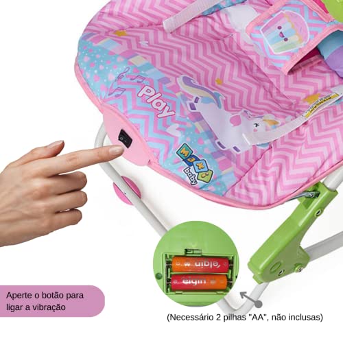 Cadeira de Descanso Musical Vibratória 18kgs Magic Maxi Baby