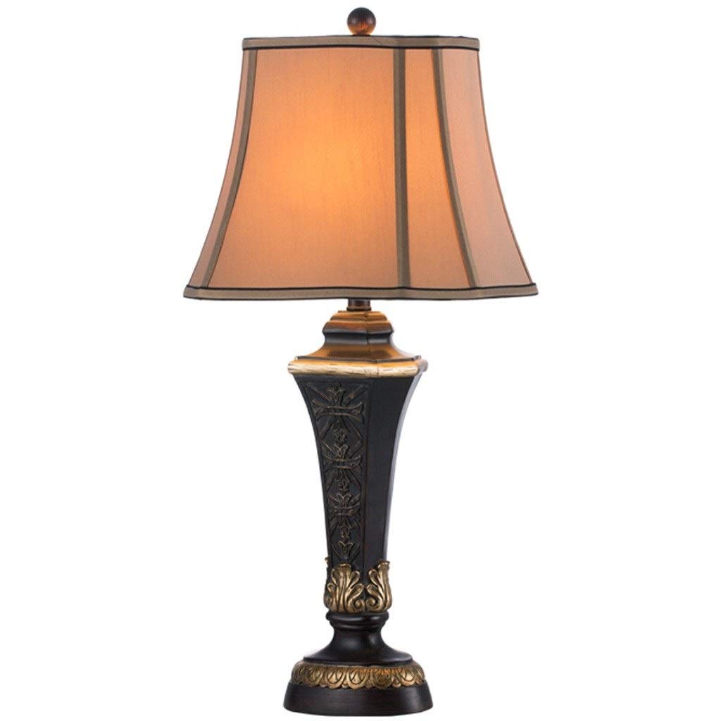 LED Desk Lamp Living Room Bedside Table Desk Lamps for Bedroom Kids Room Office Rustic Table Lamps Resin Bedroom Bedside Lamp Table Lamp Reading Lamp(Large)
