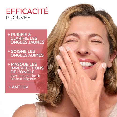 PODERM Vernis Mycose à Ongles - Swiss Made | Couleur Rose Poudrée - 8ML | Antifongique au Tea Tree, Silicium & Biotine | Renforce, Répare & Camoufle les Ongles Jaunes et Abîmés | Créé par un Podologue – Image 3