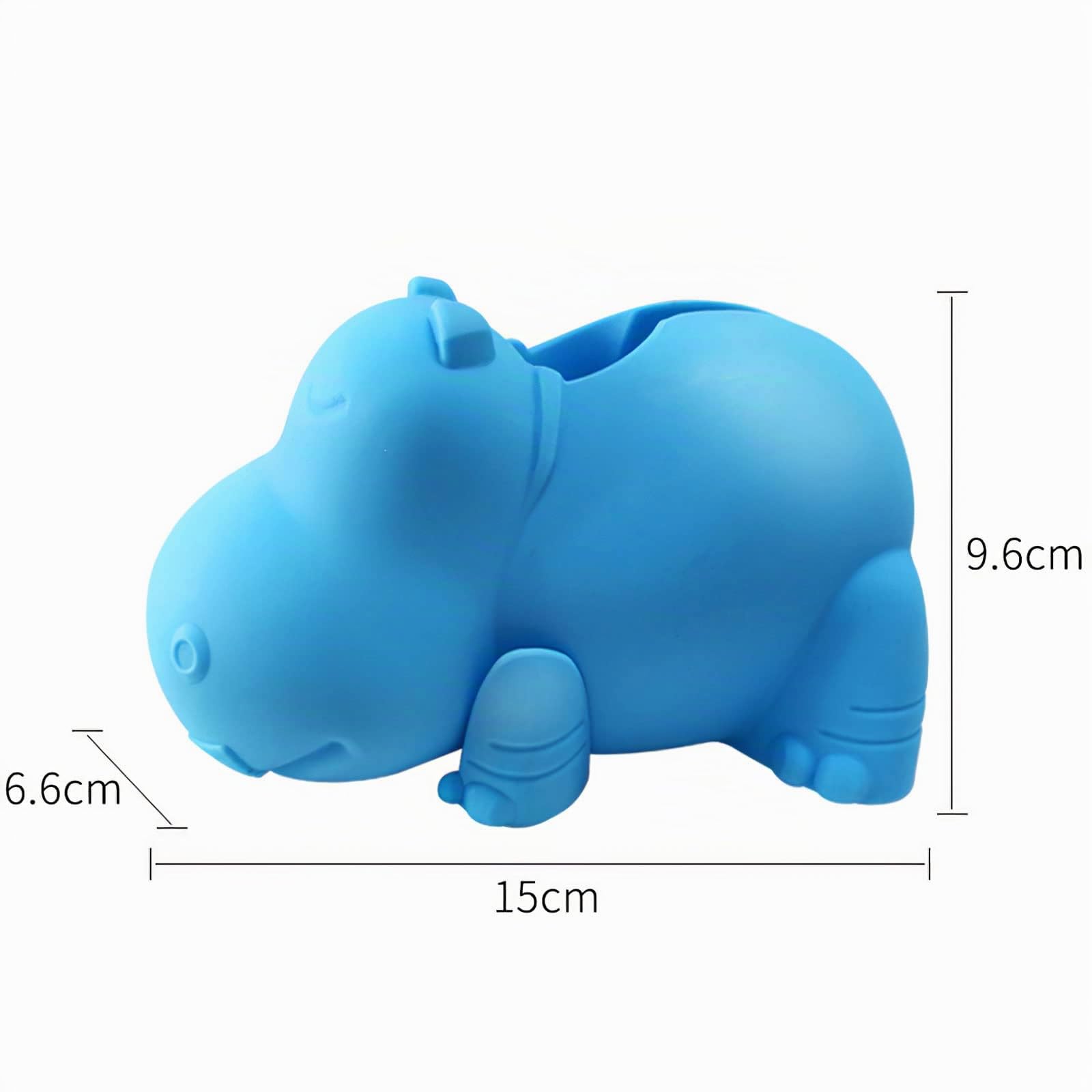 Housse de Robinet de Baignoire, Housse de Bec de Baignoire pour Enfants et Tout-Petits - Protection de La Bouche de Robinet D'eau de Dessin Animé Hippopotame