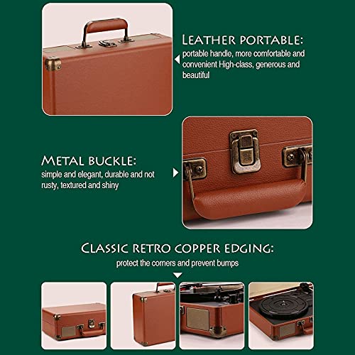 Tourne-Disque en Vinyle avec Haut-parleurs stéréo intégrés Disques Vinyle Portables Phonographe rétro Vintage Prise en… - Les Beatles, Paul McCartney, John Lennon, RIngo Starr, George Harrison Tourne-Disque en Vinyle avec Haut-parleurs stéréo intégrés Disques Vinyle Portables Phonographe rétro Vintage Prise en… – Image 3