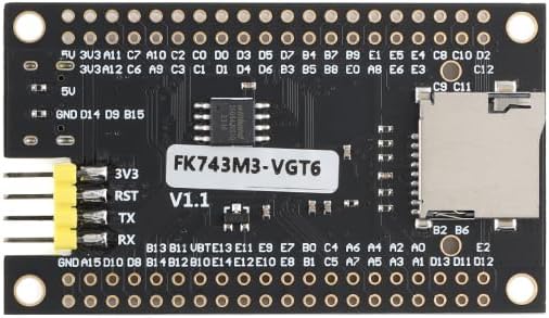 Bottom view of the STM32H743VGT6 Core Board with SD card slot