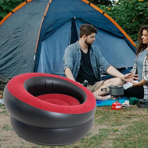 Sofá hinchable relax para dormitorio y sala de estar con superficie de flocking 3