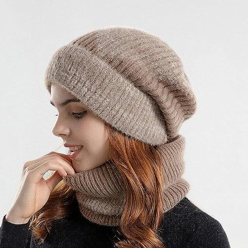 Chapeau femmes contre le froid avec écharpe douce ZONTO
