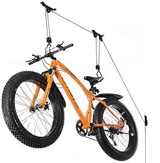 Wallmaster Bike Ceiling Mount Lift Hoist Hanger Storage Rack for Garage Indoor 1 Pack