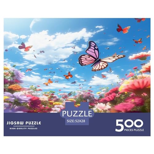 Puzzle de mariposas contra el estrés: rompecabezas relajante de 500 piezas 2