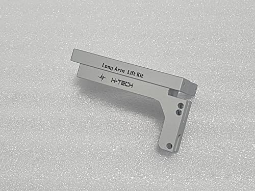 H-TECH RC CNC Aluminum Metal Long Arm Lift Kit for TRX4 8141 Servo Mount Steering (for K10) 1/10 Accessories