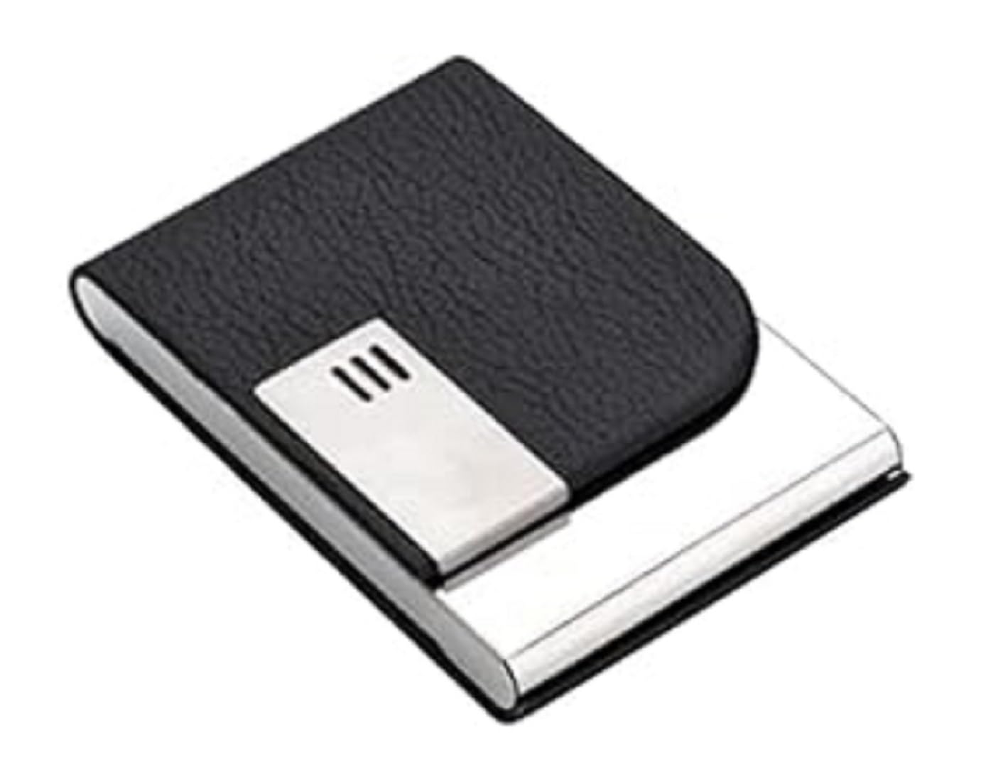 New Men's & Women's Stainless Steel Pocket ATM Visiting Credit Card Business Card Case Holder-image-30