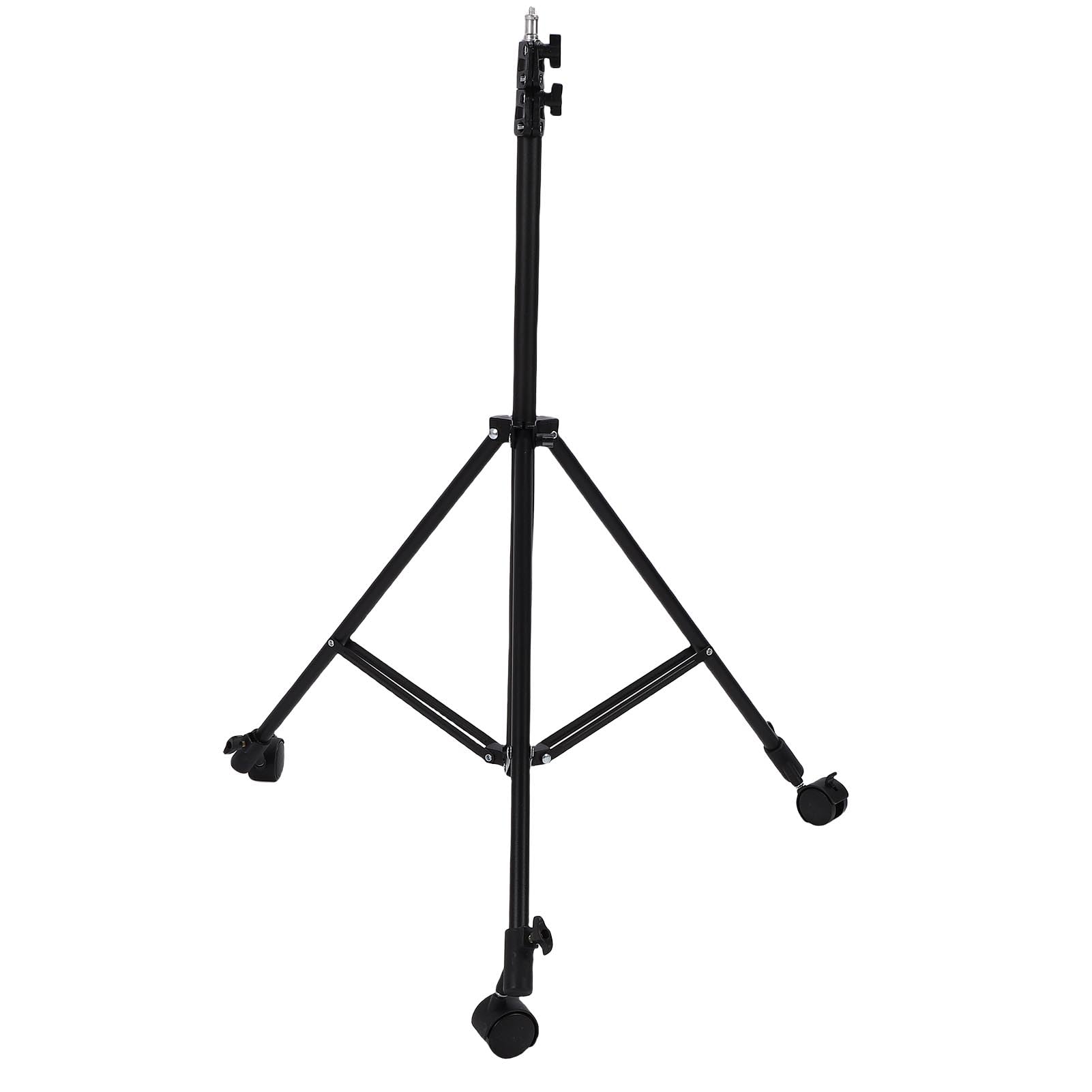ASHATA Statyw Oświetleniowy z Kółkami, Teleskopowy Tripod do Fotografii | Light Tripod Stand with Casters, Foldable for Live Streaming, Video Recording, Selfies