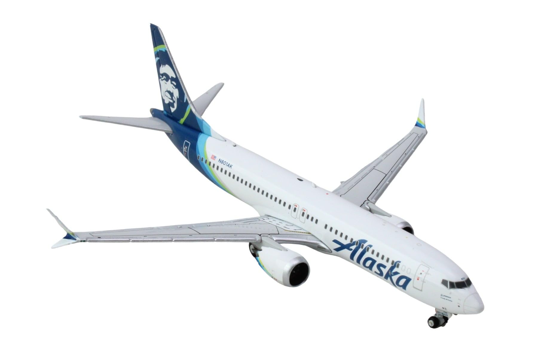 Amazon.com: GeminiJets GJASA2273 Alaska Airlines Boeing 737 MAX 8