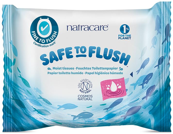 natracareSafe to Flush Moist Tissues (8 packs x 30 tissues)
