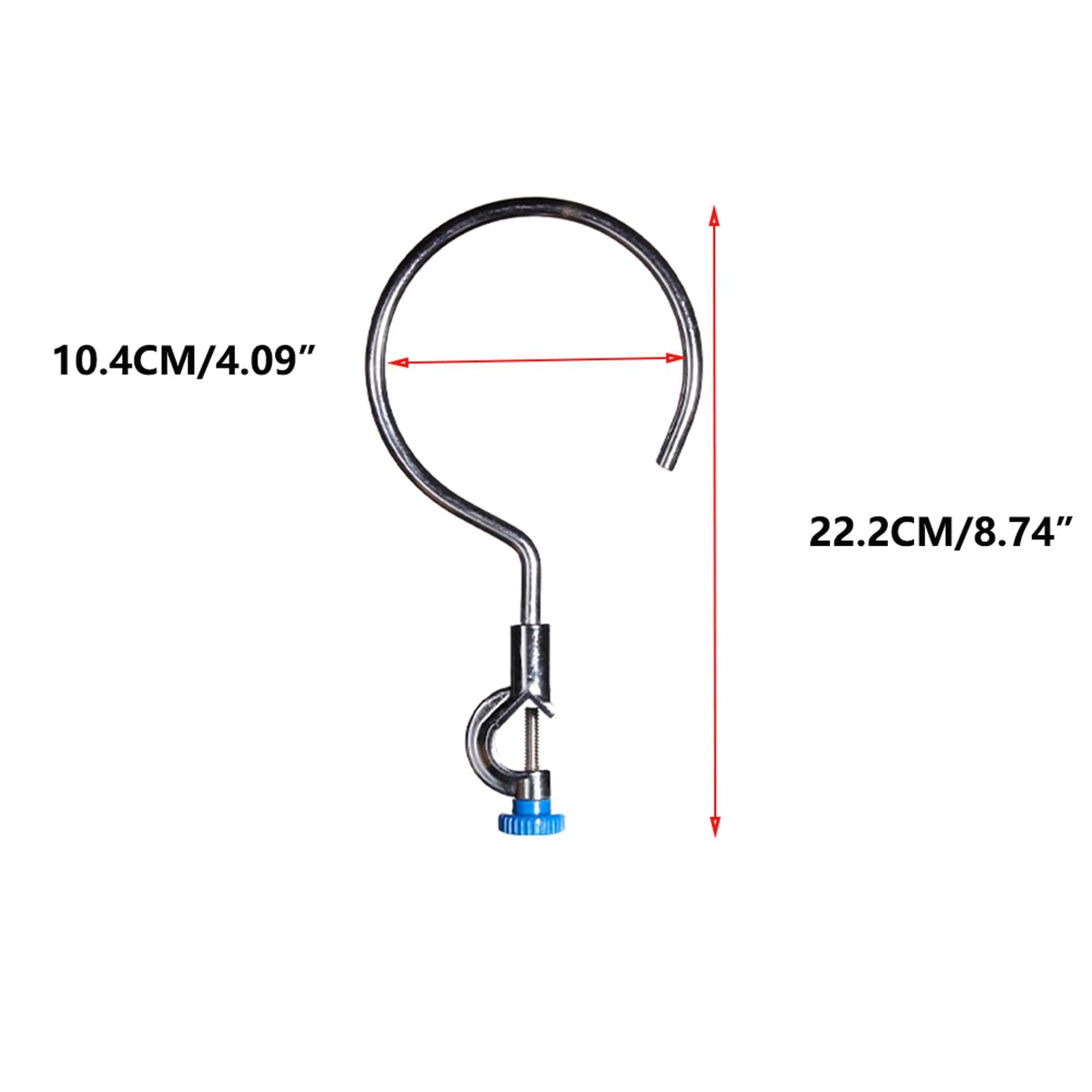 SEIWEI 3 Pcs Lab Support Retort Ring Open Extension Ring Brace with Smooth Surface for Rotating Stand Laboratory Support, Easy to Use (120 mm)