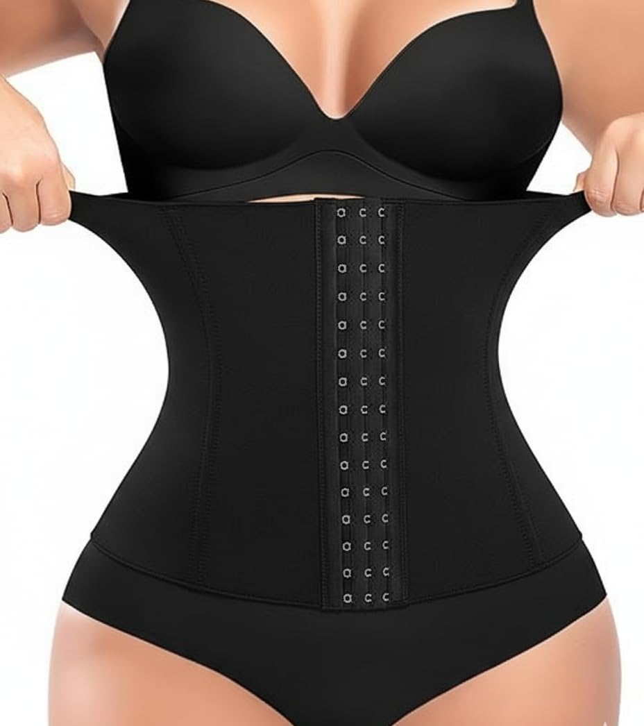 tejasvi fashion Women’s Tummy Control Belt Shapewear | High Compression Waist Trainer Corset with Adjustable Hooks | Slimming Abdomen Support Belt for Postpartum, Workout-picture-16