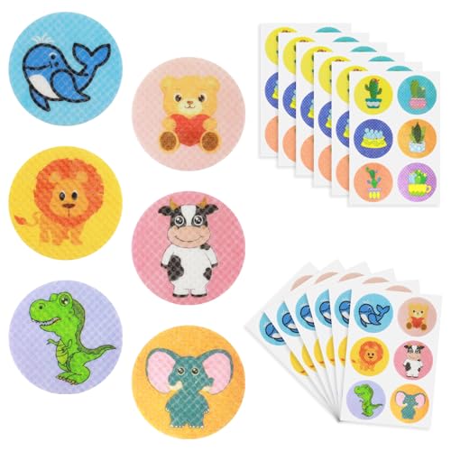 Bomtop 84 Piezas Pegatinas Repelente, Niños Parches Mosquitos Repellent Patch, Natural Previene Las Picaduras de Mosquitos y Plagas, Adecuado para Acampar al Aire Libre