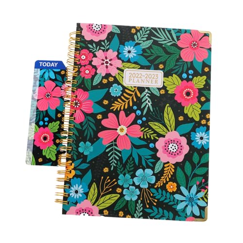 HOMSFOU Planificador Académico Mensual con Diseño de Agenda Inglesa para Gestión Diaria y Registro de Planes Cuaderno Funcional y Elegante