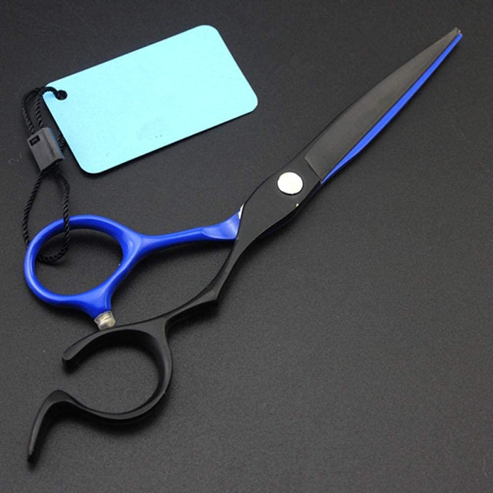 Tijeras de peluquería, Tijeras de peluquería Profesional Japón 440c 6 Pulgadas Tijeras de Pelo Azul Corte Peluquería Peluquería Tijeras de Adelgazamiento Tijeras de peluq