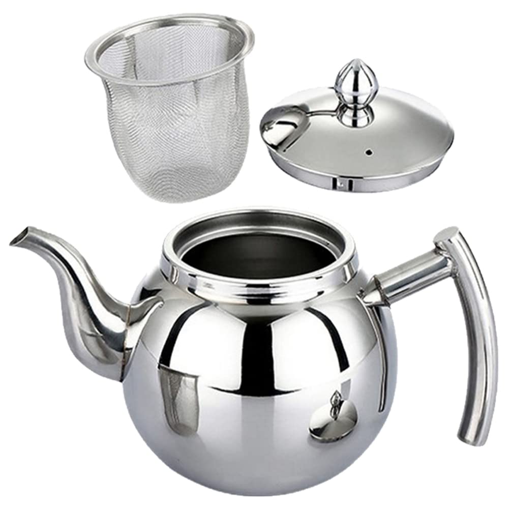 Teiera in acciaio inossidabile Teiera in acciaio inossidabile Teiera con filtro Bollitore da viaggio Brocca per acqua in acciaio inossidabile Brocca in acciaio inossidabile con coperchio Teteras pa