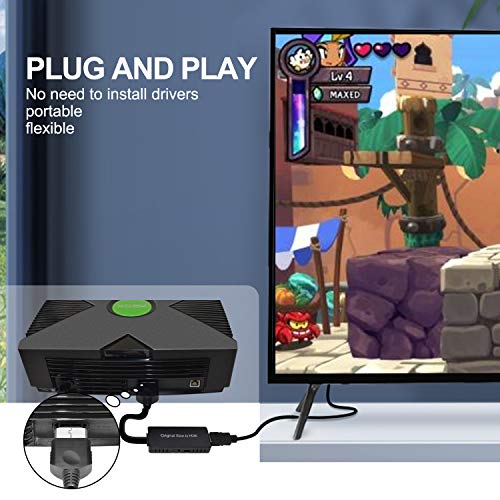 Azduou Xbox to HDMI Converter, Convert Original Xbox Video Signal to HDMI Signal, Supports All Resolutions（480P/480i /720p） by Azduou - Image 3