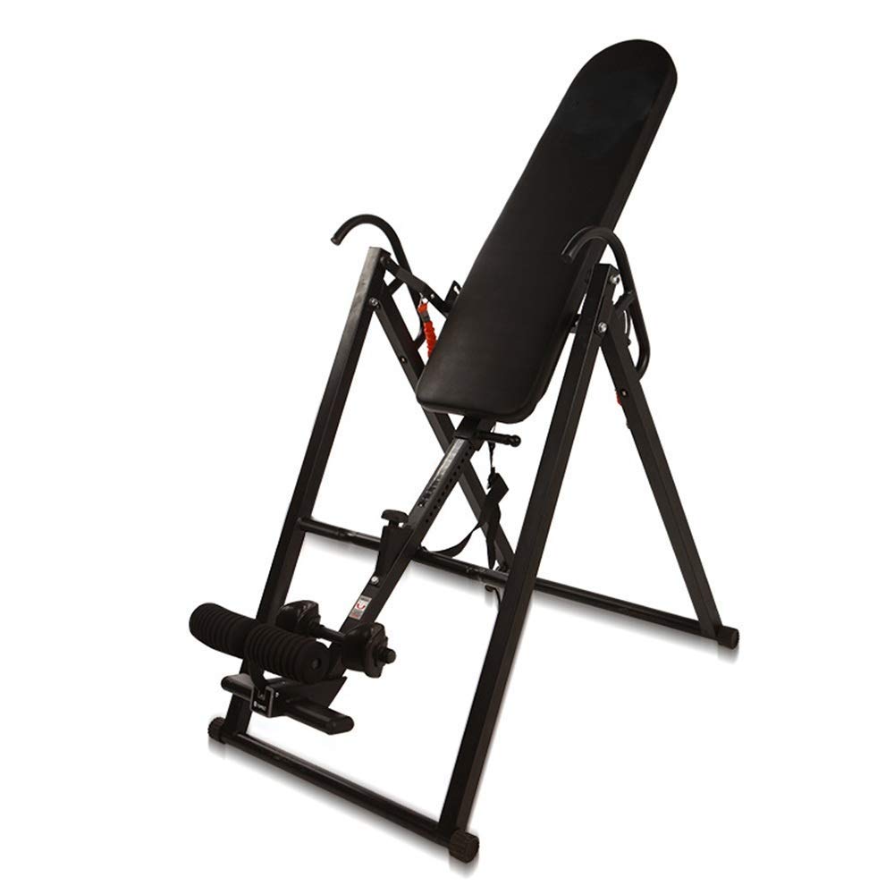 Máquina Invertida, máquina Invertida, Mesa de inversión de Alta Resistencia, Altura Ajustable y Equipo de Fitness Ancho para Espalda, máquina Invertida, Mesa de Gravedad
