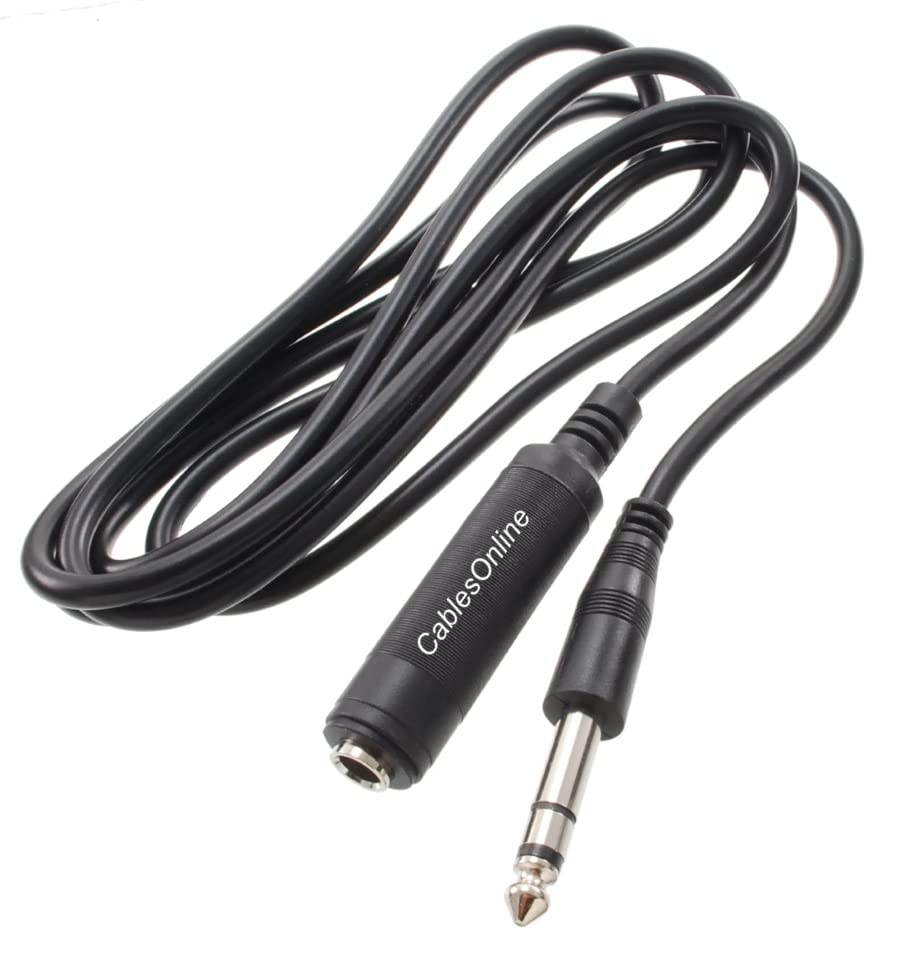CablesOnline 6ft. Stereo 1/4" TRS Female to 1/4" TRS Male Headphone Extension Cable, XR-5506B-image-13