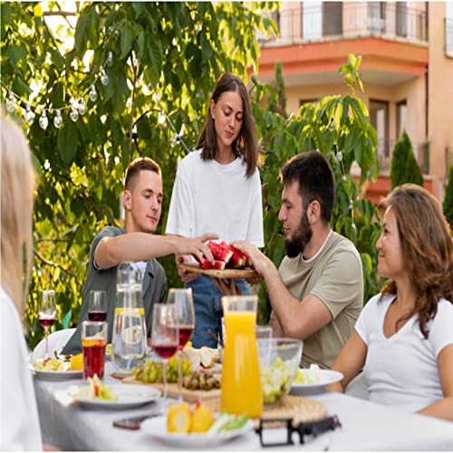 Befans 10 Pack White Plastic Tablecloths For Rectangle Tables, 54 X108 Inch Plastic Table Cloths For Parties Disposable For Birthday & Weddings, Table Cover For Christmas And Festivals Party (White) #TOP4