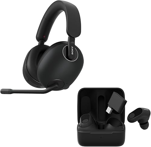 Miniatura 7 de Sony INZONE H9 Auriculares inalámbricos para juegos con cancelación de ruido (negro) + mouse inalámbrico para juegos Negro