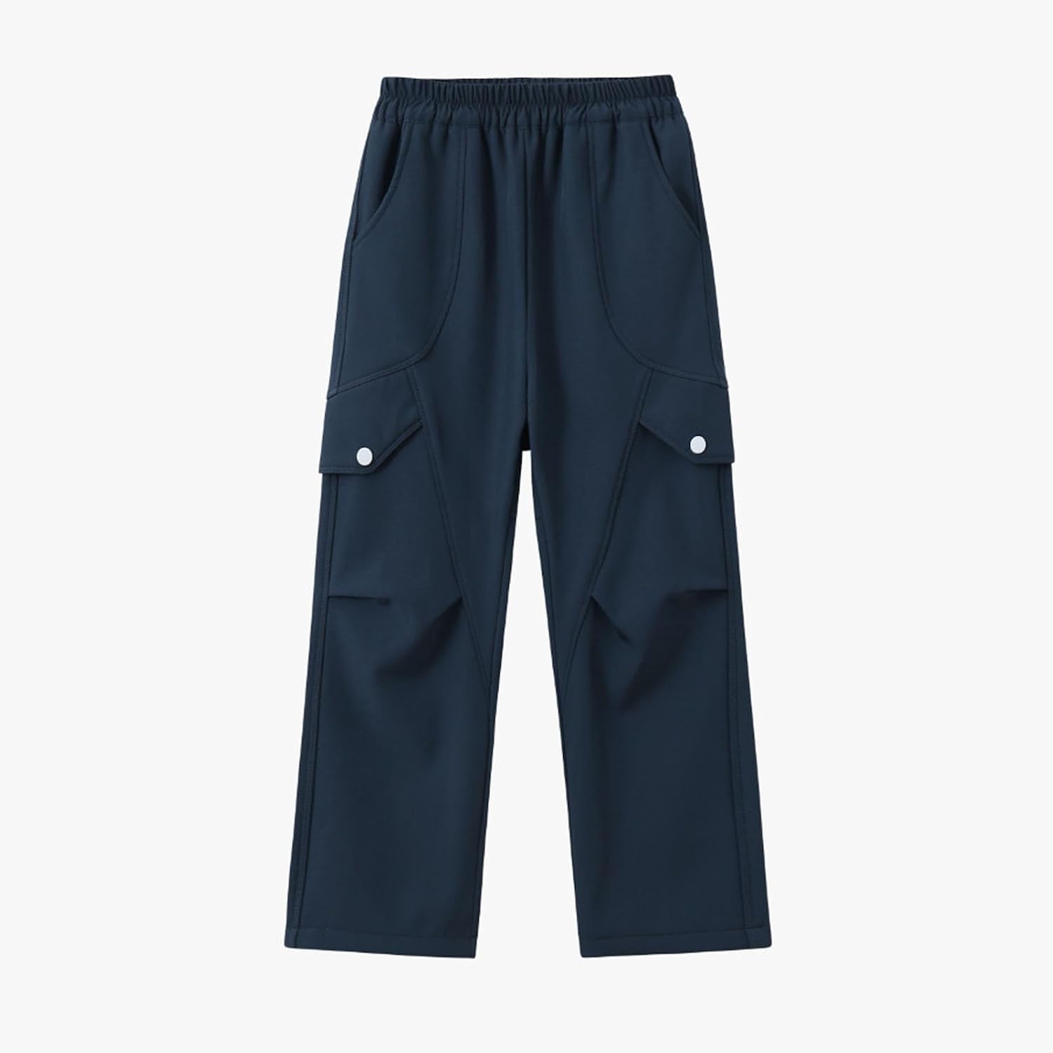 Girls Y2K Parachute Cargo Pants Baggy Wide Leg Trousers
