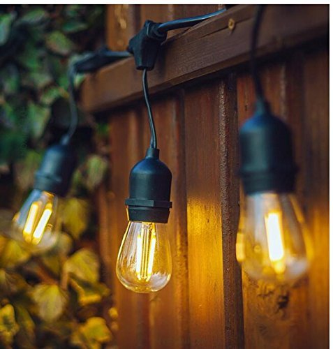 SUCCUL ledストリングライトコード 10M 15灯 E26電球付き