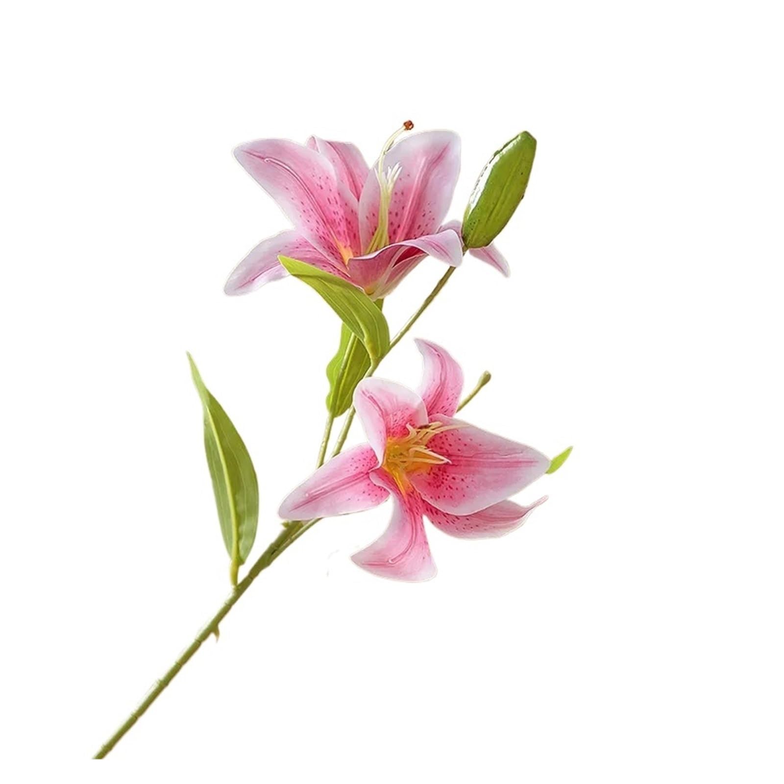 Casetlong 5Pcs Fake Flowers Artificial For Home Decor Party Table Wedding Bouquet(Purple lily)