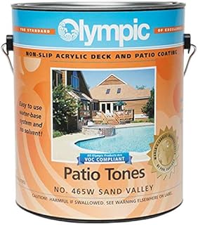 Olympic Patio Tones Deck Coating - Sand Valley - 6 Pack