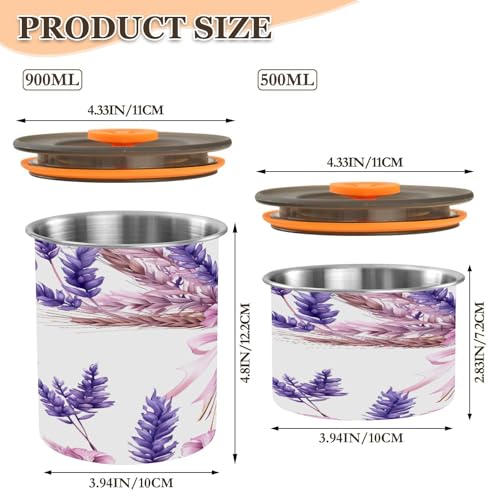 Contenedor de acero inoxidable para almacenamiento de café 17oz miniatura 3