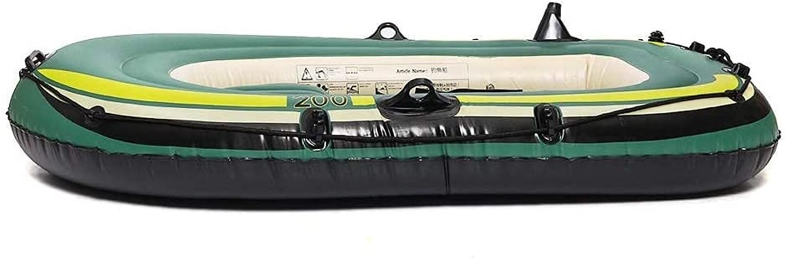 Kayak Inflable Doble Bote de plástico Kayak Bote de Pesca Bote Inflable Bote de Goma Espesado 188X108cm