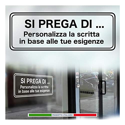 Adesivo scritta vetrina pareti sfondo trasparente