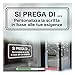 Adesivo Vetrina o Pareti per comunicazioni ai Clienti, Scritta adesiva senza fondo, Testo personalizzato per dimensione e colore resistente alle intemperie applicabile sia all'interno che all'esterno.