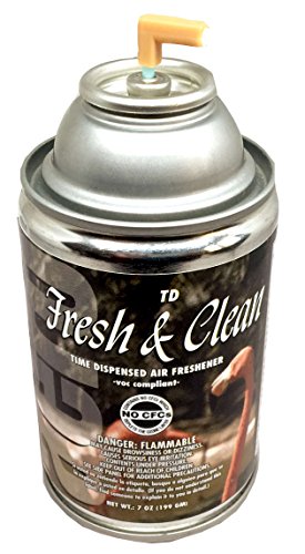 Automatic Spray Air Freshener Refill, Fresh N Clean, 7oz can, (Pack of 4)