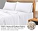 ROYALE LINENS 300 Thread Count 100% Long Staple Combed Cotton Flat Sheet - Ultra Soft - Top Sheet - Twin Flat Sheet Sold Separately - Breathable, Cool & Crisp Percale Flat Sheet Only (Twin, White)