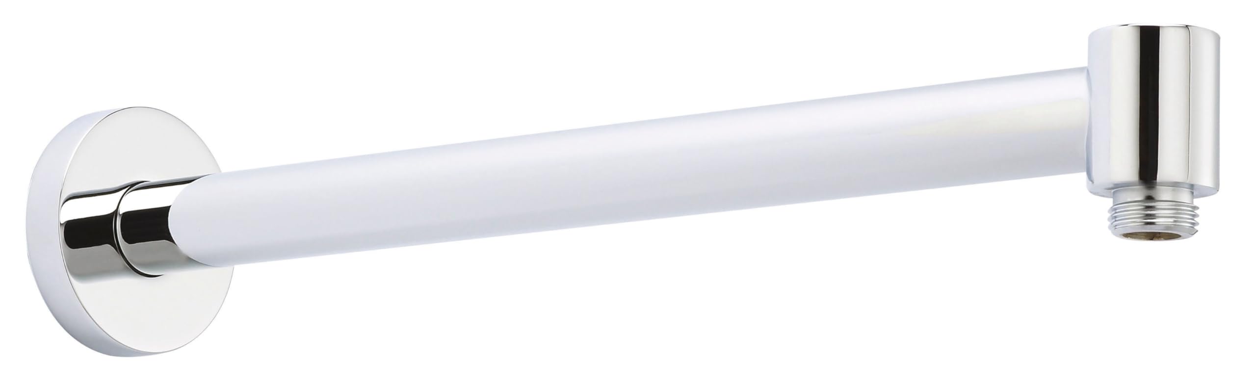 Balterley Shower Head Extension Arm, 300mm Round Extended Shower Arm Support, Wall Mounted Extension Arms for Bathroom Showerhead, Support Arms for Showerheads - 55 x 328 x 55mm (Chrome)