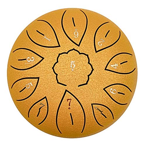 Steel Tongue Drum 6 Inches 11 Notes Percusión Instrumento miniatura 1