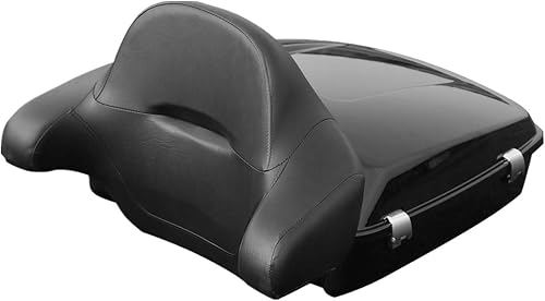 Miniatura 8 de XFMT Portaequipajes superior King Tour Pack de 13.1 pulgadas + almohadilla de respaldo King Tour Pack - Road Zeppelin Styling para Harley Road King