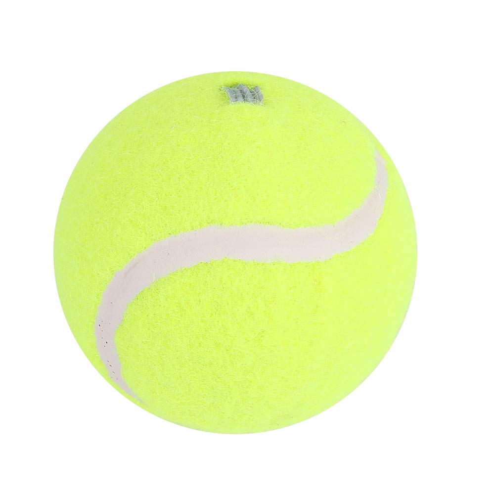 Cocoarm Entrenador de tenis portátil con pelota que rebota automáticamente, base rellenable de agua 21x21x5cm, Plástico+Goma