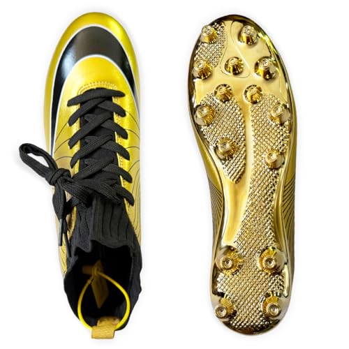 IFIKK Botas de fútbol unisex para hombre, microfibra, zapatillas de entrenamiento atléticas, zapatos de entrenamiento profesionales para niños, zapatos de fútbol al aire libre, Qa001, 37 EU