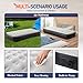 Outraveler Twin Size Air Mattress with Built-in Pump, Inflatable Bed Blow Up Mattress for Camping