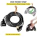 VEVOR 50 FT 50 Amp RV Extension Cord NEMA N14-50P to N14-50R, 125 / 250V Heavy Duty STW 6/3+ 8/1 RV Power Cord, for EV Charging and RV Trailer Campers