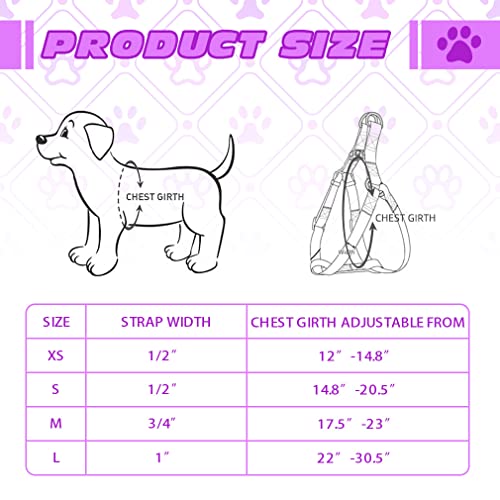 Pupteck No Pull Dog Harness Soft Adjustable Basic Nylon Step In Puppy Vest Outdoor Walking With Id Tag #TOP1