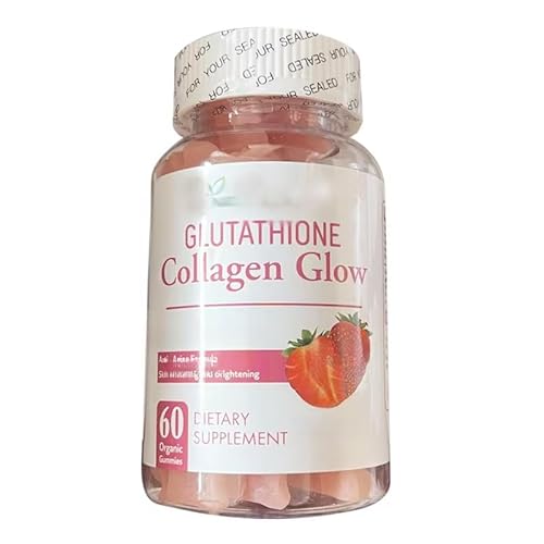 eqjrpo Gomitas de péptidos de colágeno para mujeres y hombres, sin azúcar, hidrólisis de colágeno múltiple, apoya la salud del cabello, la piel y las uñas, sabor a fresa