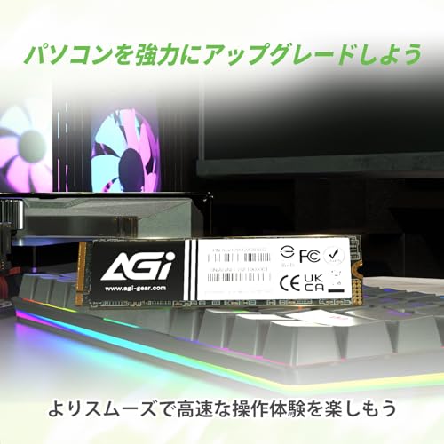 Image of AGI AI828 1TB SSD PCIe NVMe 4.0 M.2 2280 Gen4 x4 with Heatsink, Read Speeds Up to 7400MB /s for High End Computing, Gaming. Work with PS5, Internal Solid State Drive - AGI1T0G44AI828