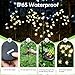 IUEECEN Solar Garden Lights Garden Decor, Solar Flowers Lights Outdoor Decorative,2Pack 40LED Solar Lights Outdoor Garden Waterproof for Outside Yard,Lawn,Patio,Pathway Decorations Gardening Gifts