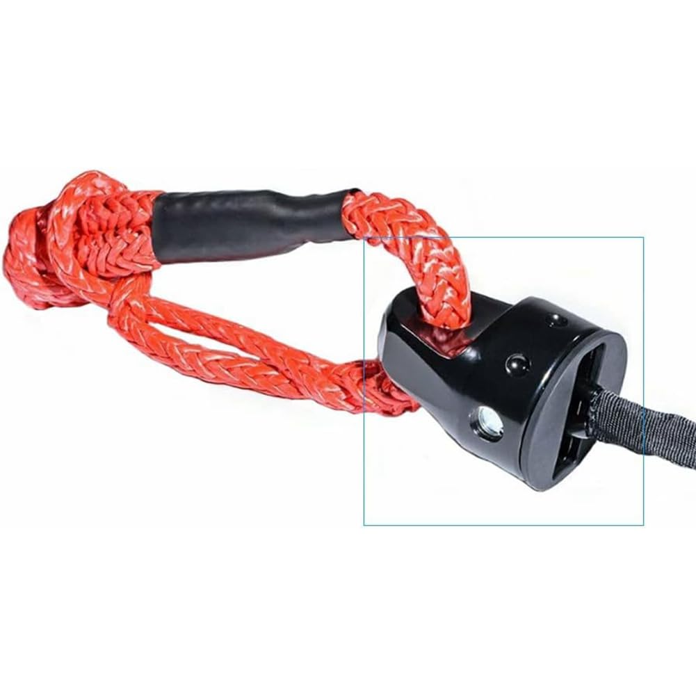 Carriere Supporto per per Gancio per Verricello, Carico 33000LBS per SUV ATV UTV, Supporto per per Verricello in Alluminio, Supporto per Gancio di Traino Nero