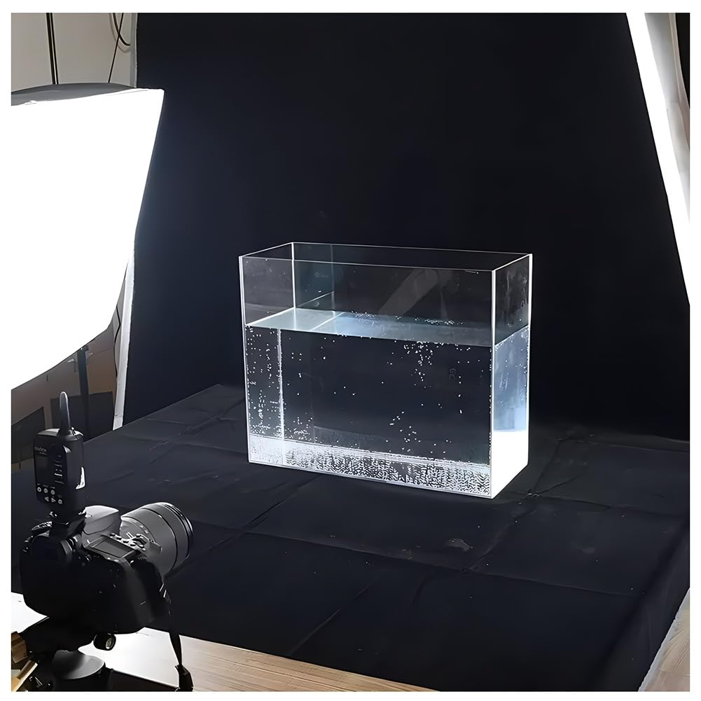 Bandeja de acrílico para fotografía, Accesorios flotantes para Fotos, Tanque de Agua Profundo Transparente, Caja de Almacenamiento portátil para Alimentos y cosméticos, para Accesorios para