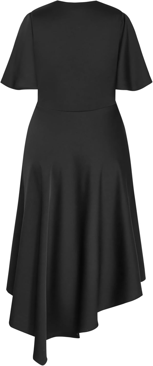 City Chic Women's Plus Size Cocktail Dress - Scarlette Flutter - Image 5